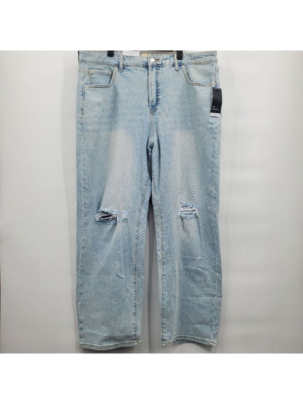 ELOQUII The Naomi Comfort Stretch Straight Jean Denim Pants Women Size 16 NWT